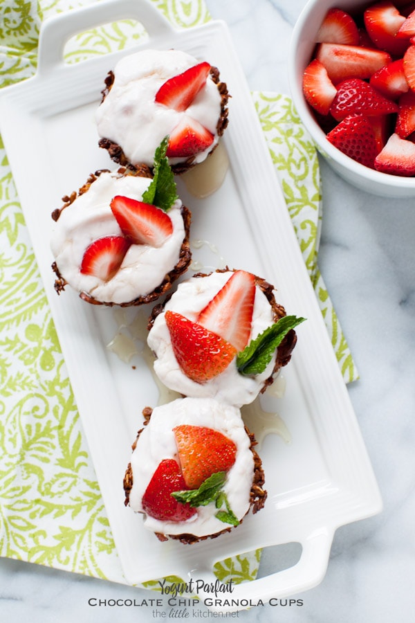 Mini Fruit & Yogurt Parfaits - KISS in the Kitchen