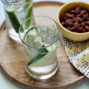 cucumber gin and tonic from thelittlekitchen.net