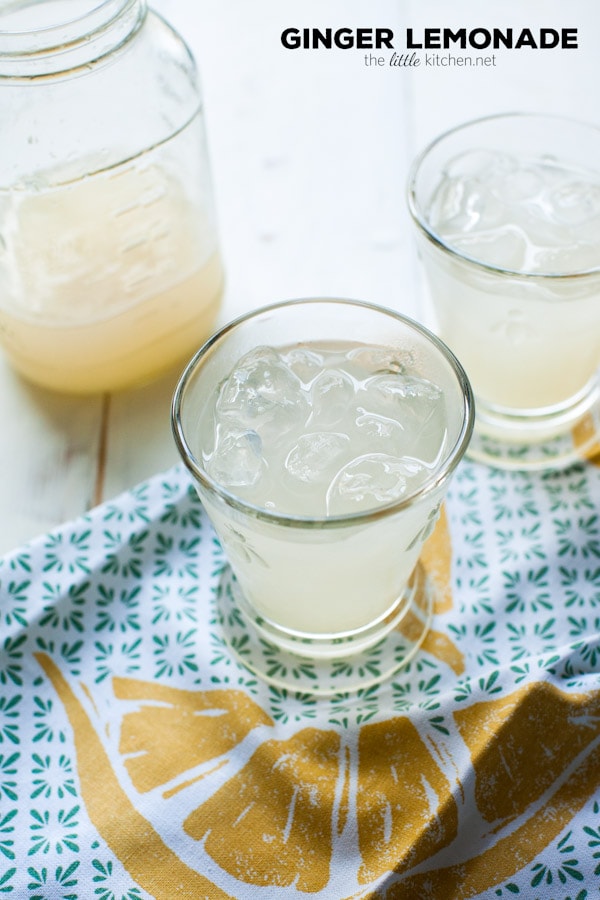 Ginger Lemonade from thelittlekitchen.net