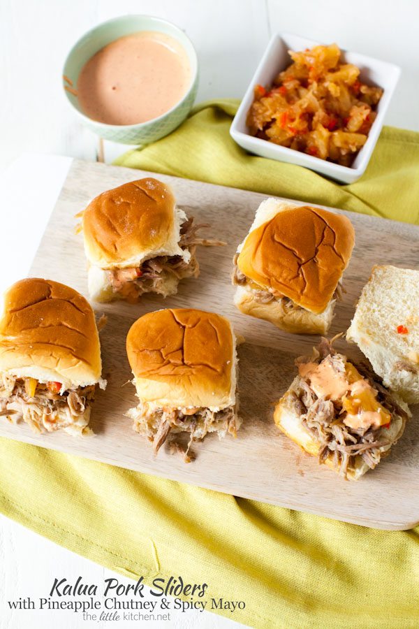 Slow Cooker Kalua Pulled Pork Sliders from Epcot Food & Wine Festival thelittlekitchen.net