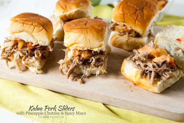 Slow Cooker Kalua Pulled Pork Sliders from Epcot Food & Wine Festival thelittlekitchen.net