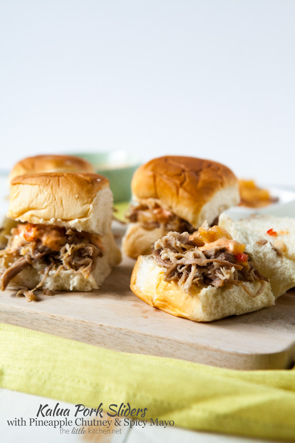 Slow Cooker Kalua Pulled Pork Sliders from Epcot Food & Wine Festival thelittlekitchen.net