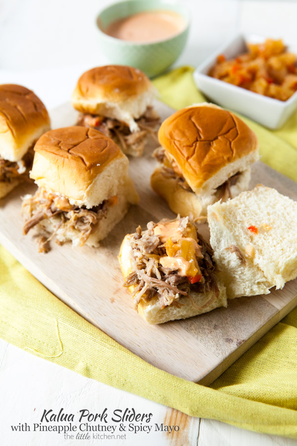 Slow Cooker Kalua Pulled Pork Sliders from Epcot Food & Wine Festival thelittlekitchen.net