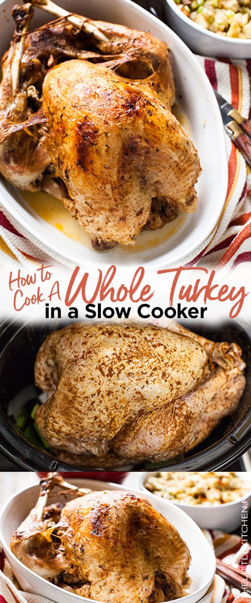 Slow Cooker Whole Turkey from thelittlekitchen.net