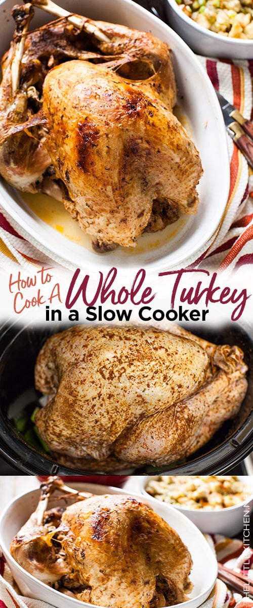 Slow Cooker Whole Turkey from thelittlekitchen.net