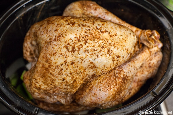 Slow Cooker Whole Turkey from thelittlekitchen.net