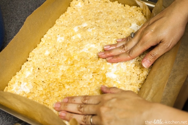 Chocolate-Covered Rice Krispies Treats from thelittlekitchen.net