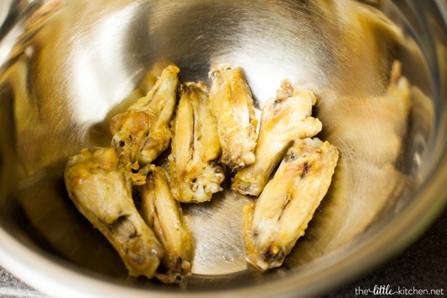 Baked Harissa Chicken Wings from thelittlekitchen.net