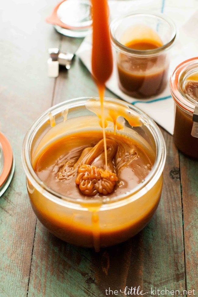 How to Make Caramel Sauce from thelittlekitchen.net