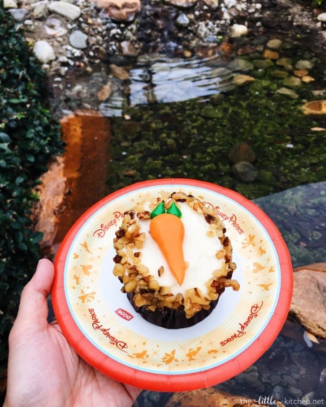 Carrot Cake Cupcake at EPCOT thelittlekitchen.net