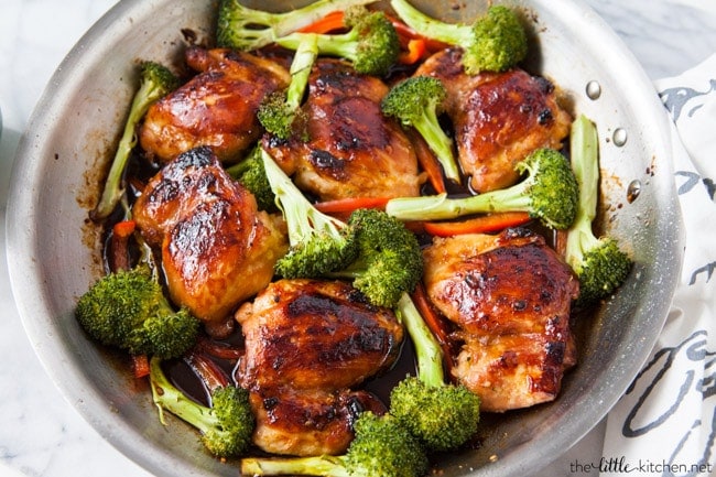 Citrus Teriyaki Chicken from thelittlekitchen.net