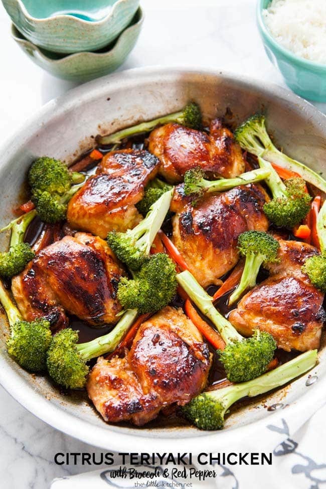 Citrus Teriyaki Chicken from thelittlekitchen.net