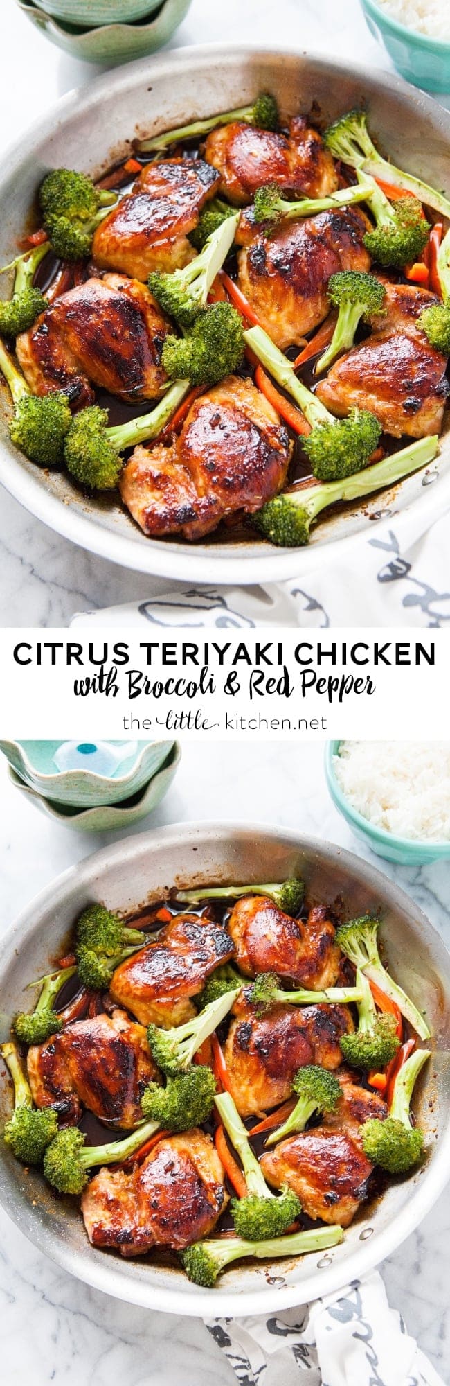 Citrus Teriyaki Chicken from thelittlekitchen.net