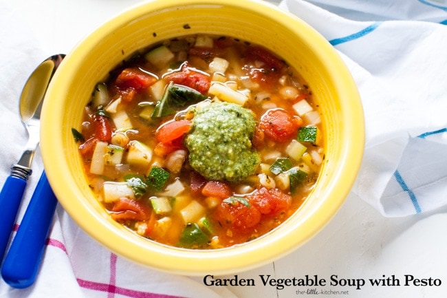 Panera Vegetable Soup from thelittlekitchen.net