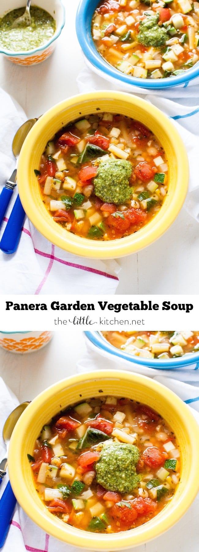 Panera Vegetable Soup from thelittlekitchen.net