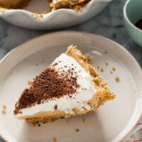 Peanut Butter Mousse Pie from thelittlekitchen.net