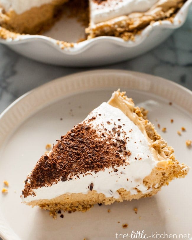 Peanut Butter Mousse Pie from thelittlekitchen.net