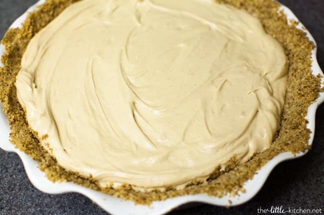 Peanut Butter Mousse Pie from thelittlekitchen.net