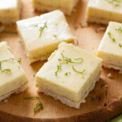 Creamy Coconut Lime Squares from thelittlekitchen.net