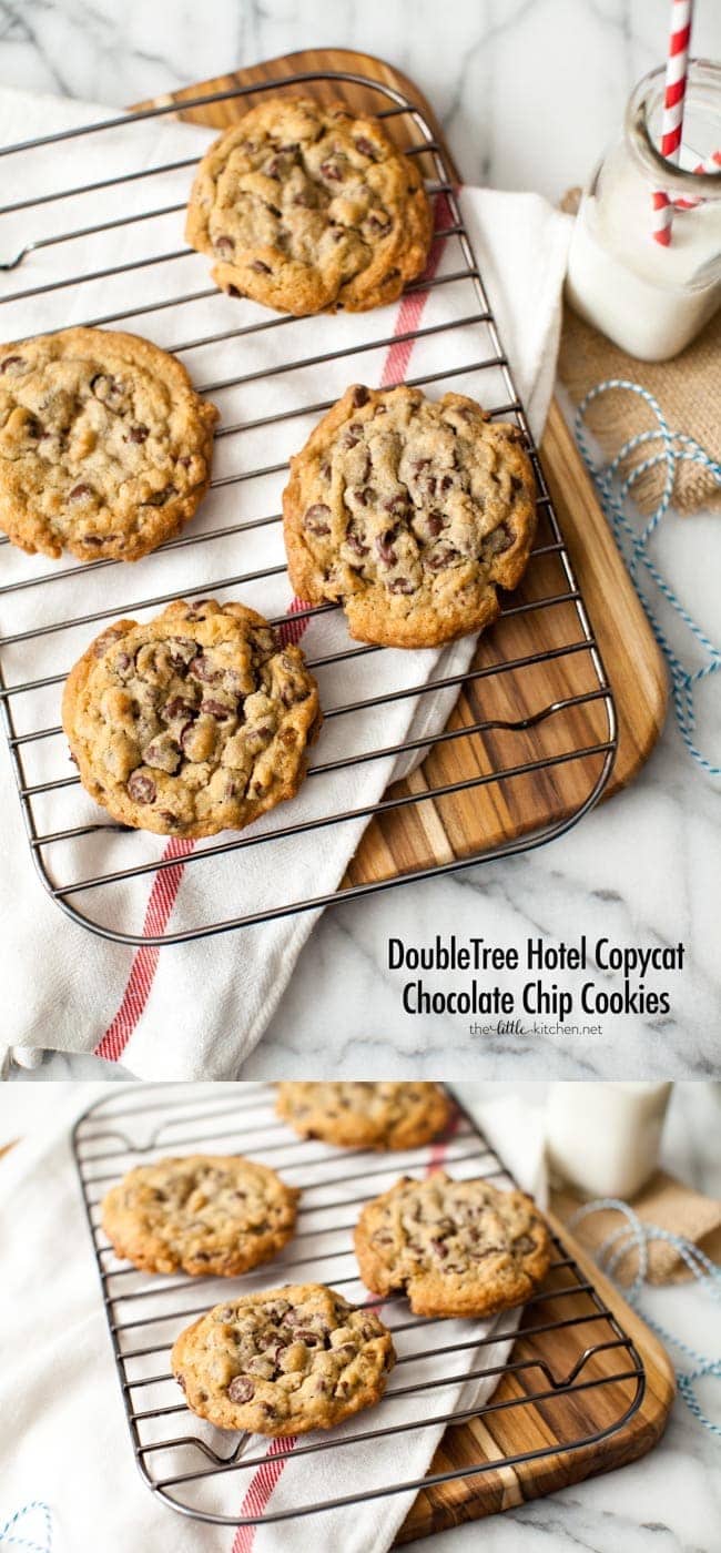 DoubleTree Hotel Chocolate Chip Cookies thelittlekitchen.net