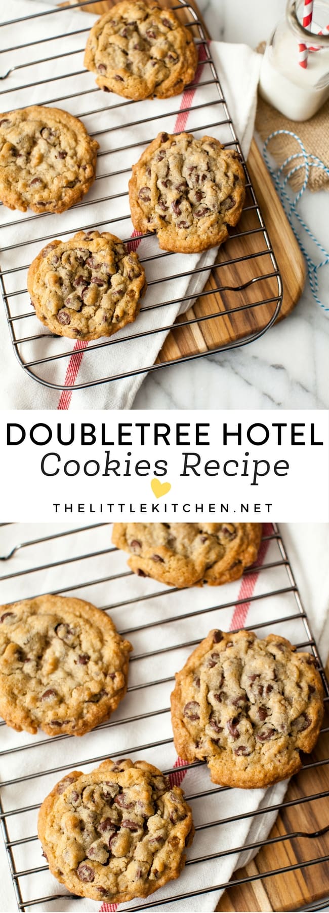 DoubleTree Hotel Chocolate Chip Cookies thelittlekitchen.net