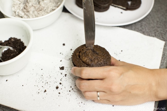 Oreo Cupcakes from thelittlekitchen.net