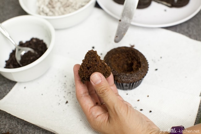 Oreo Cupcakes from thelittlekitchen.net