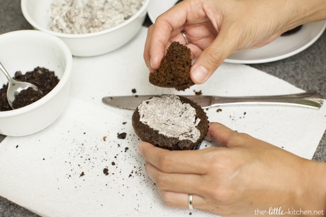 Oreo Cupcakes from thelittlekitchen.net