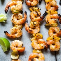 Sriracha Lime Grilled Shrimp from thelittlekitchen.net