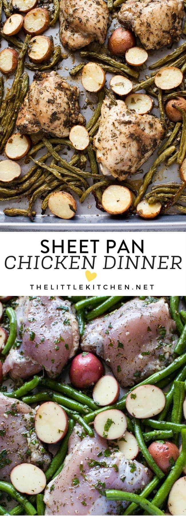 Sheet Pan Chicken Dinner from thelittlekitchen.net