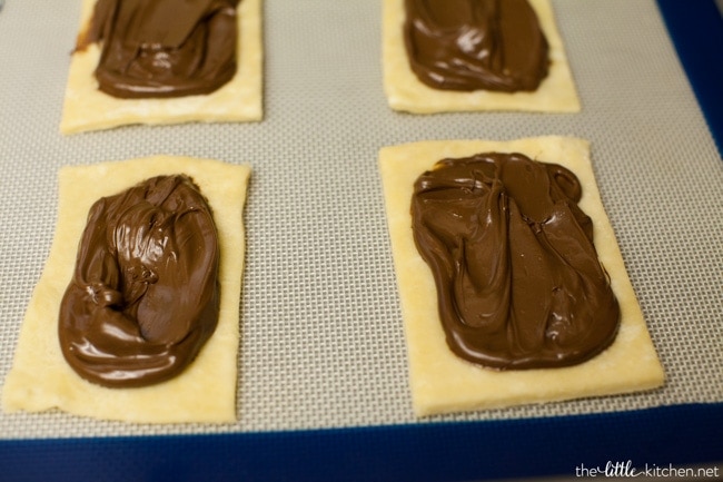 Strawberry Chocolate Hand Pies from thelittlekitchen.net