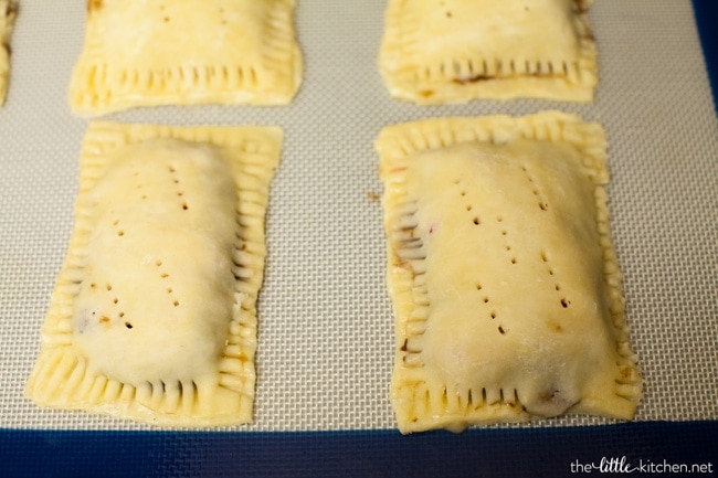 Strawberry Chocolate Hand Pies from thelittlekitchen.net