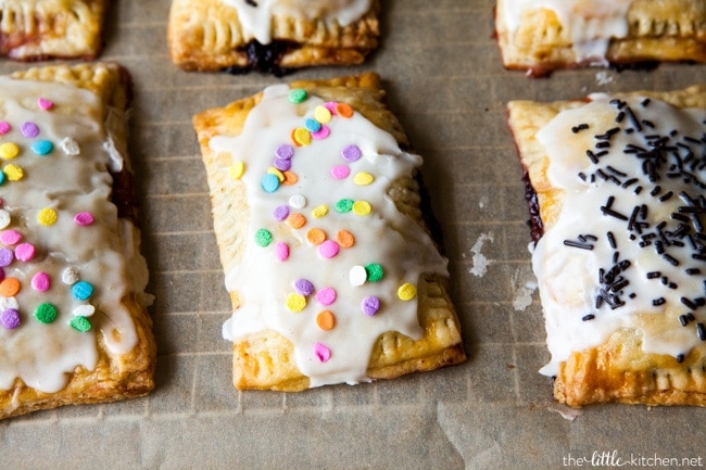 Strawberry Chocolate Hand Pies from thelittlekitchen.net