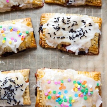 Strawberry Chocolate Hand Pies from thelittlekitchen.net