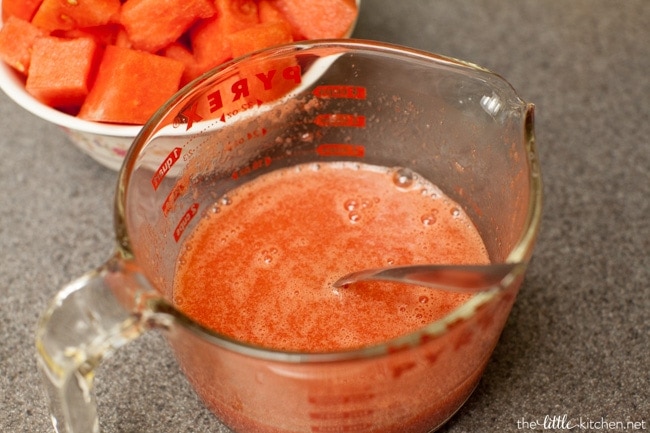 Watermelon Margaritas from thelittlekitchen.net