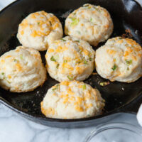 Cheddar Scallion Biscuits from thelittlekitchen.net