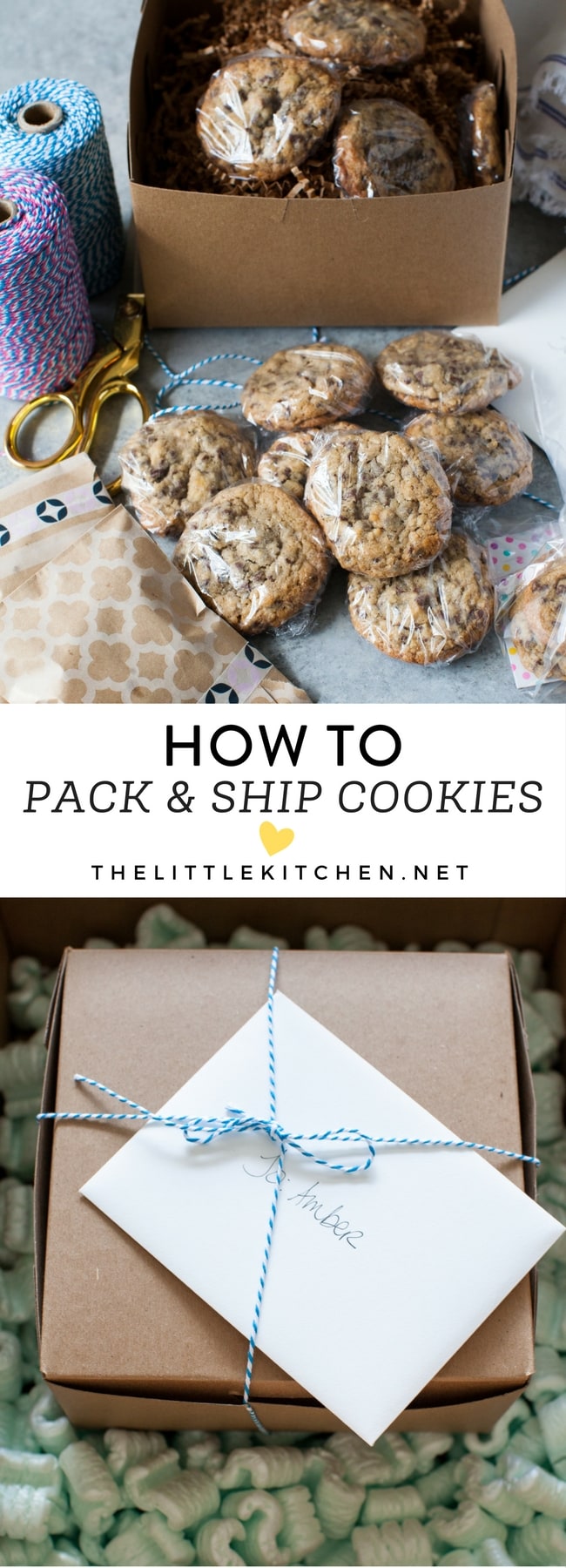 How to Pack & Ship Cookies from thelittlekitchen.net