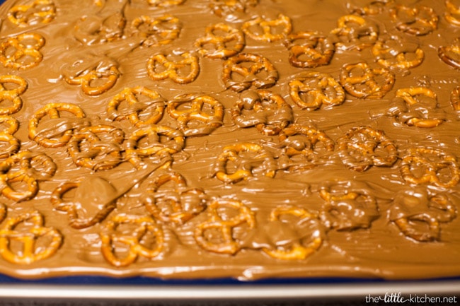 Chocolate Pretzel Bark from thelittlekitchen.net