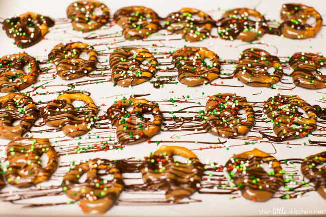 Chocolate Pretzel Bark from thelittlekitchen.net