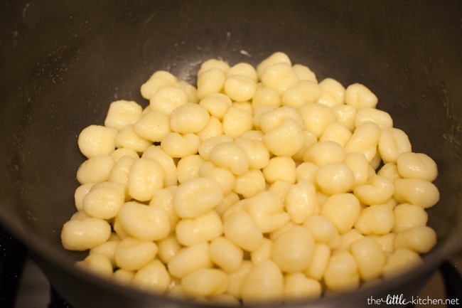 Shrimp Alfredo Gnocchi from thelittlekitchen.net