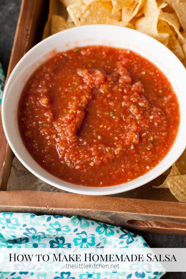 How to make salsa from thelittlekitchen.net