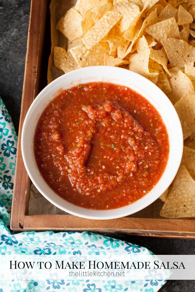 How to make salsa from thelittlekitchen.net