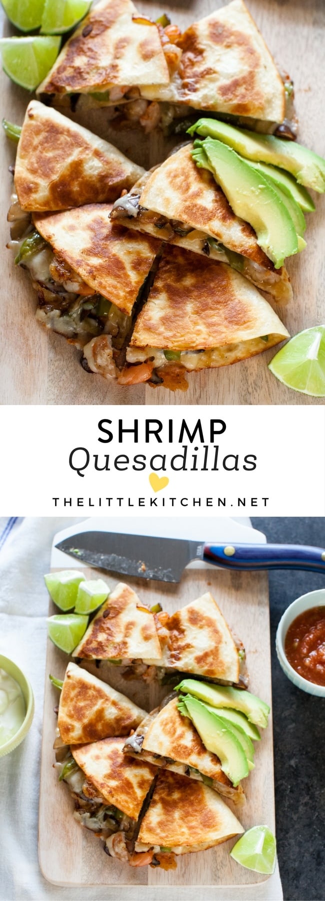 Shrimp Quesadillas from thelittlekitchen.net