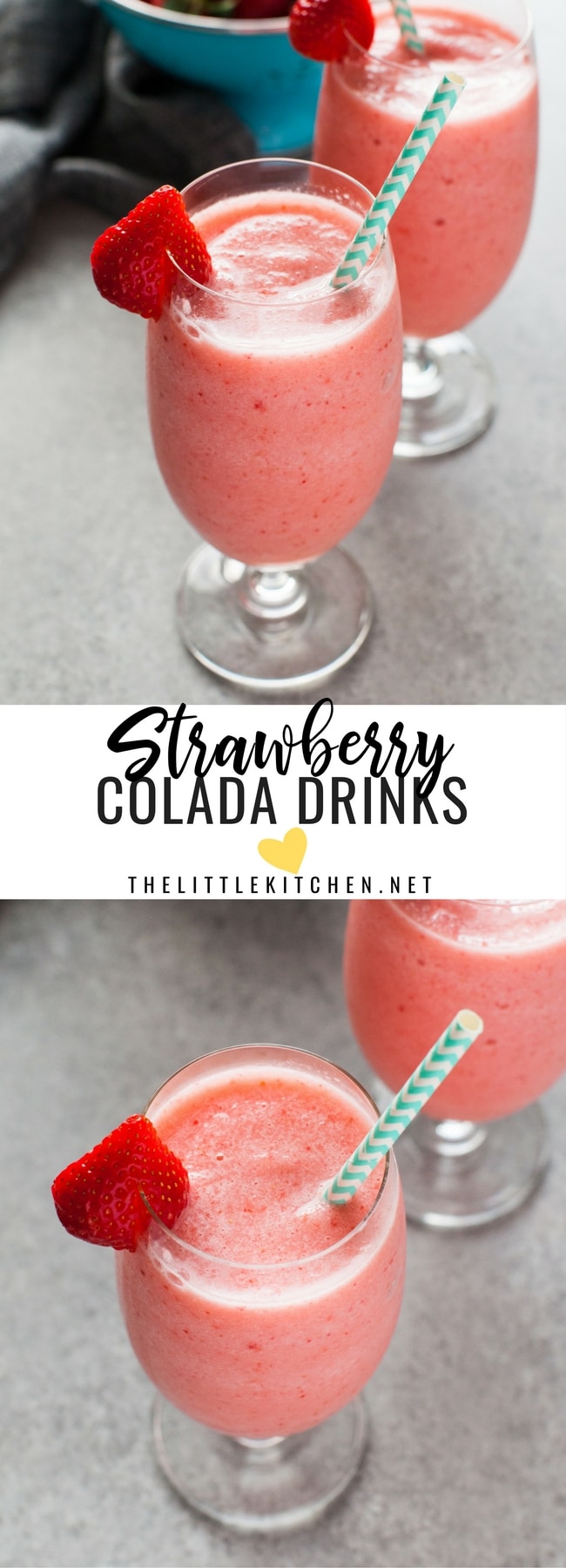 Strawberry Colada from thelittlekitchen.net