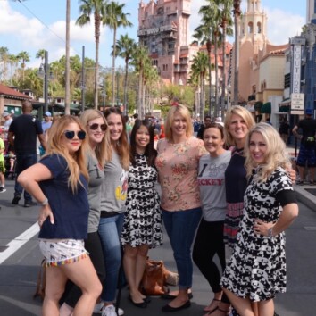 Walt Disney World trip Hollywood Studios group photo