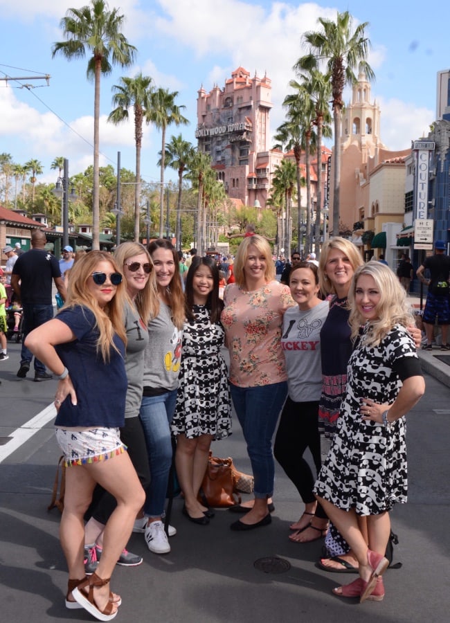 Walt Disney World trip Hollywood Studios group photo