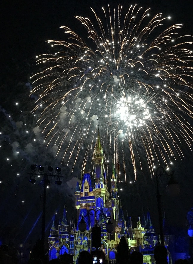 Walt Disney World trip Happliy Ever After fireworks show