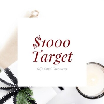 $1000 Target Gift Card Giveaway thelittlekitchen.net