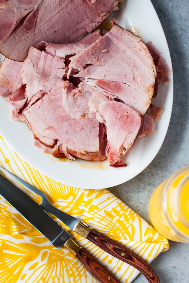 Orange Glazed Ham from thelittlekitchen.net