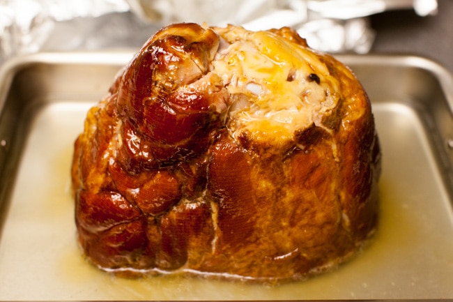 Orange Glazed Ham from thelittlekitchen.net